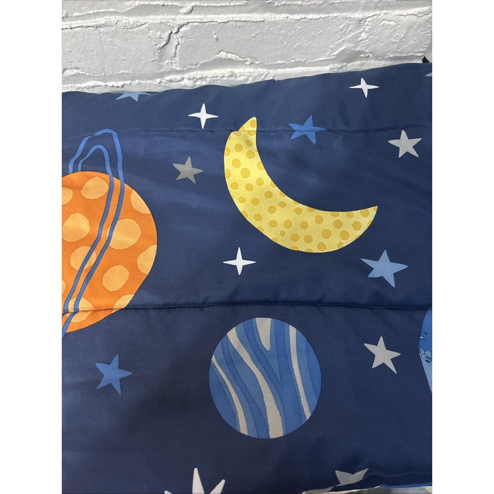 Twin Comforter With Pillow Sham Your Zone Solar System Navy‎ Blue Set.